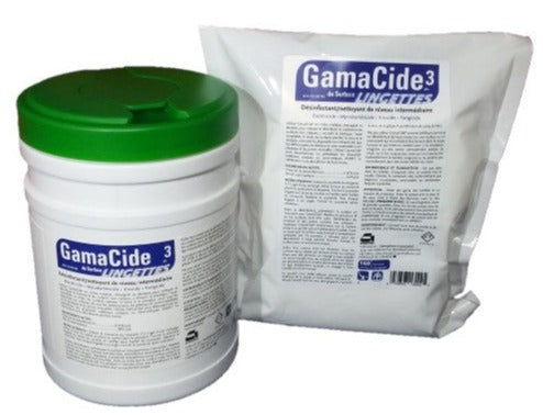 GamaCide3 - Lingettes désinfectantes pour surfaces