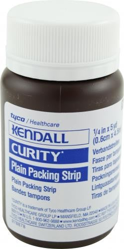 Curity™ Filler Strips ¼" x 5 yards, 1 bottle