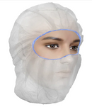 Ronco Care Balaclava White PP Lightweight One Size 500/Case