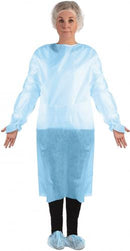 BLOUSE D'ISOLATION BLEU IMPERMEABLE REGULIER AVEC OUVERTURE - 75/ CS