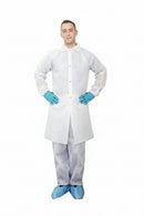 Polypropylene Lab Coat - White - Case of 50