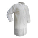 Polypropylene Lab Coat - White - Case of 50