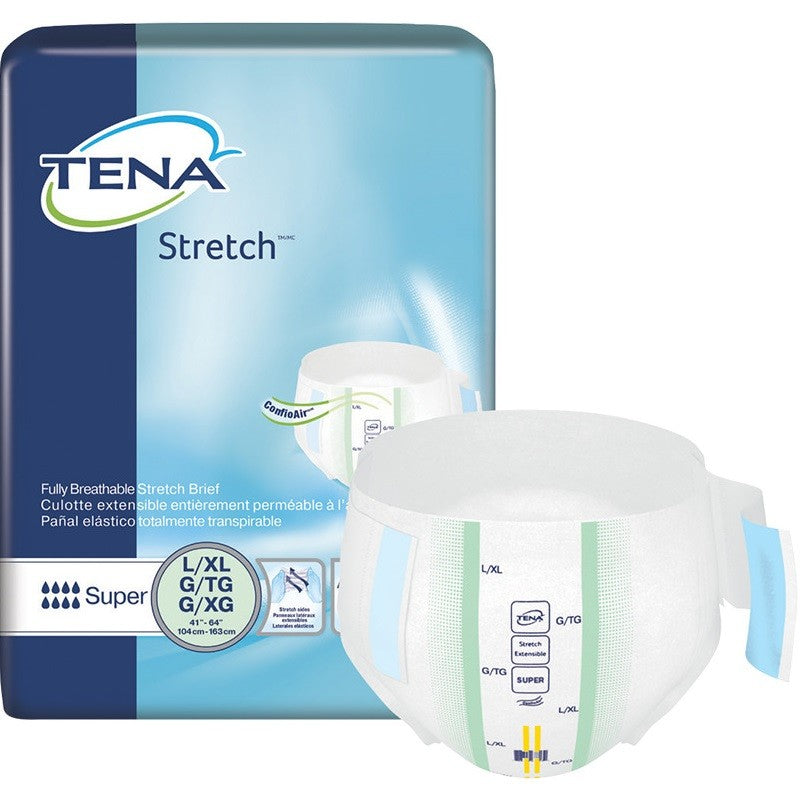 TENA® ProSkin Stretch™ Super L/XL Briefs, 41" - 64" 5 - 56/CS