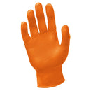 Octopus Grip 8 Orange Nitrile Exam Gloves, Powder Free, 8 Mil - Case