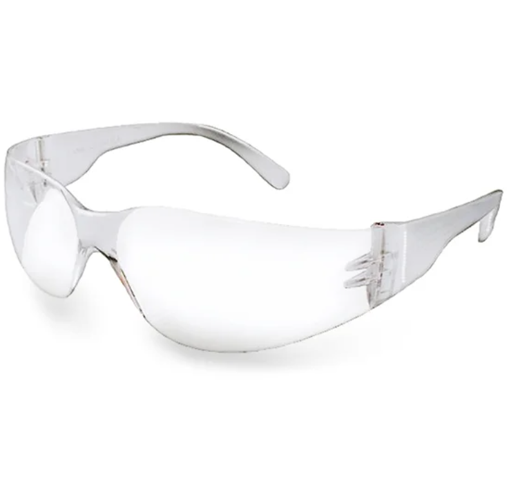 One-Piece Lens Safety Glasses - 144 Pairs / Case