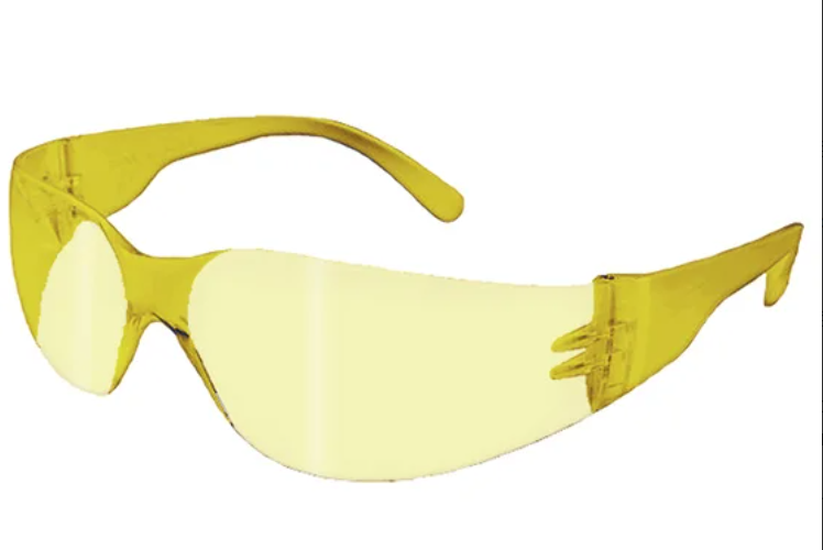One-Piece Lens Safety Glasses - 144 Pairs / Case