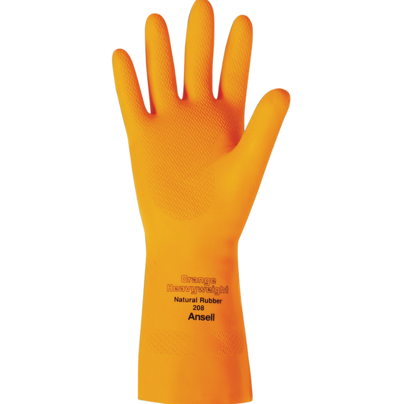 Series 208 Heavy Orange Gloves, Size 2X-Large/11