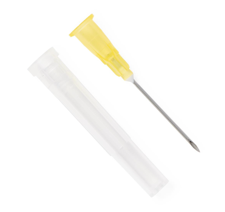 Standard hypodermic needle, 20G x 1 inch - box of 100