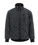 Lined quilted work jacket