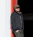Lined quilted work jacket