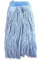 Vadrouille humide emballée, brins coupés, bleue 16 oz