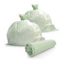48X60 1MIL COMPOSTABLE GARBAGE BAG - Case of 100