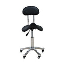 Pneumatic stool Saddle 1 adjustment - black
