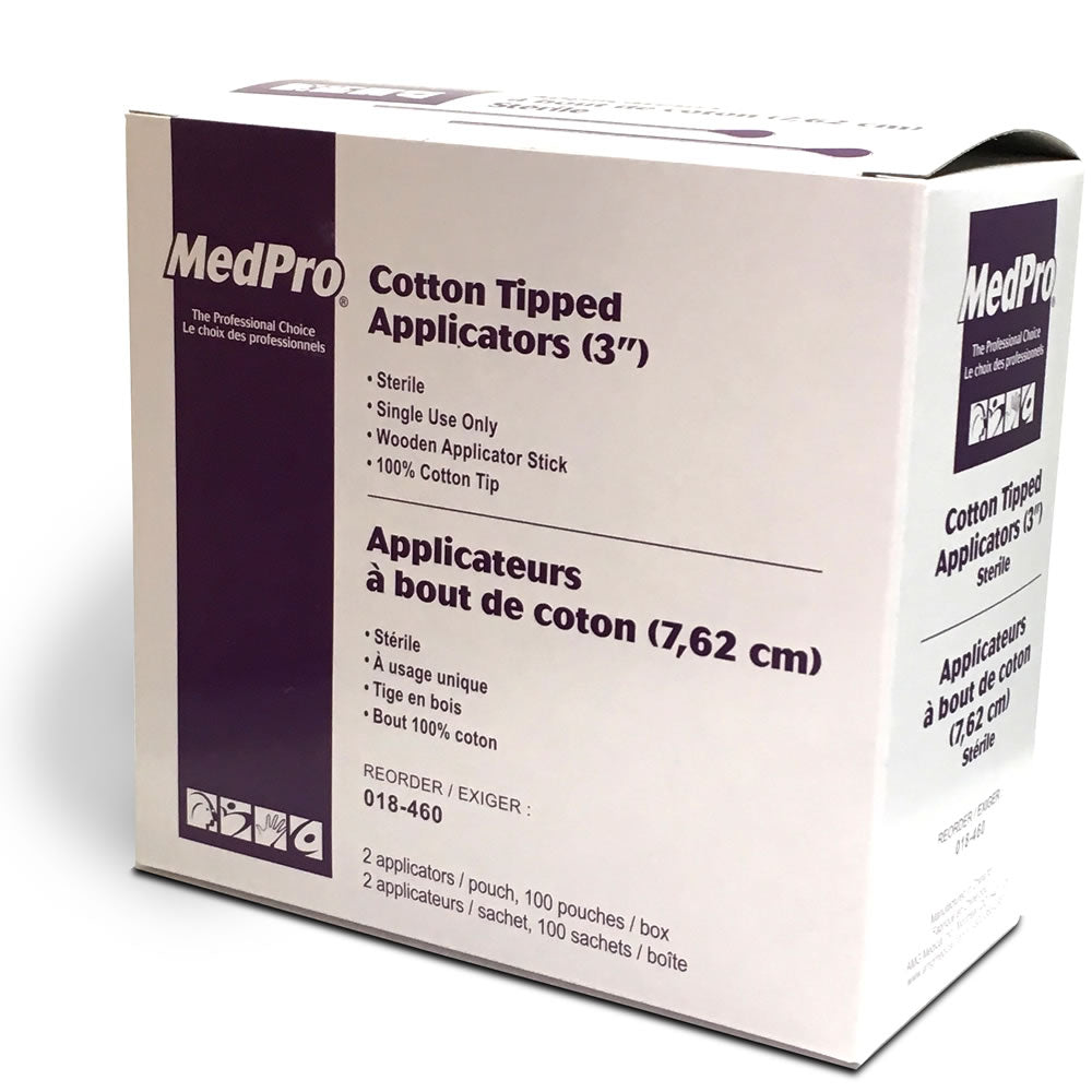 Simplex Cotton Applicator sterile Small tip/head 200 pcs (2 pcs X 100 pks)