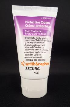 SECURA Protective Cream - 40g Tube - 10% Zinc Oxide - Latex Free