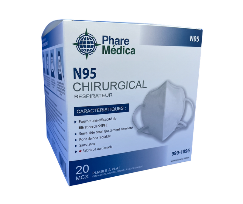 N95 Chirurgical - Fabriqué au Canada