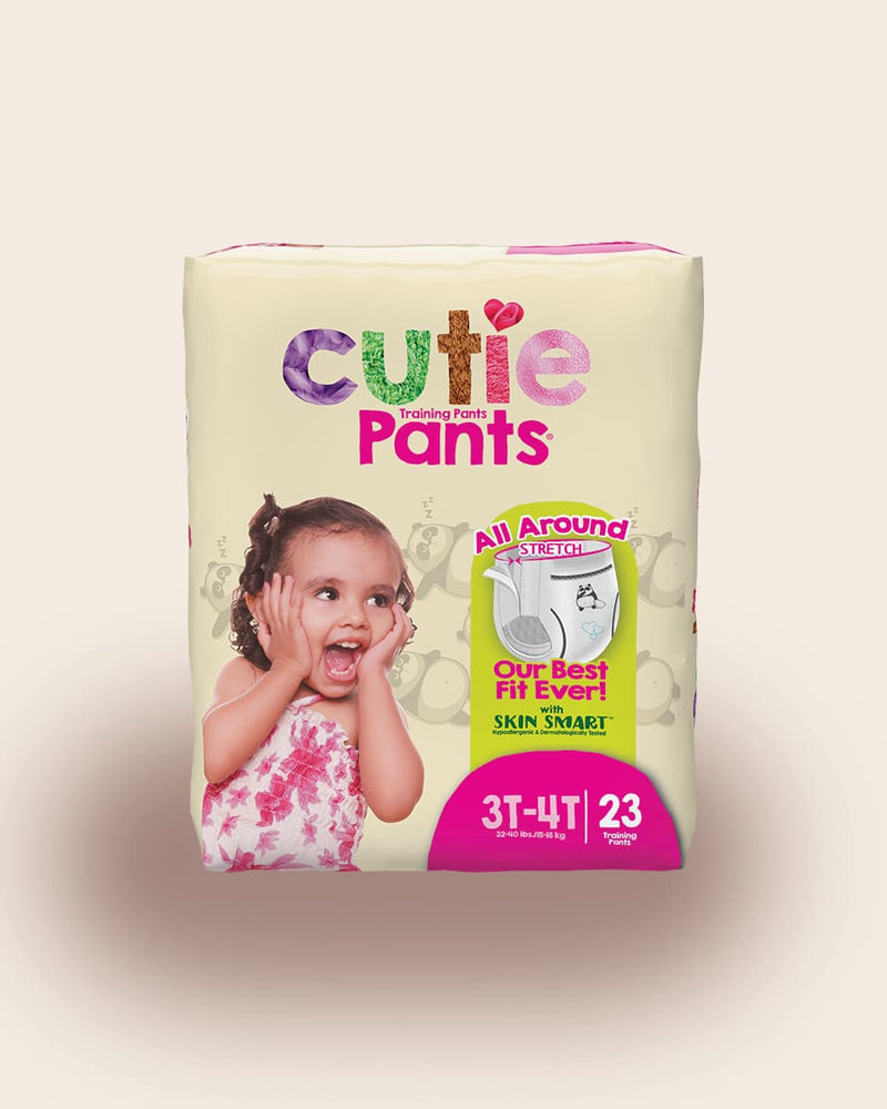 Pantalon d'entraînement Cuties® avec côtés refermables, filles, grand 3T–4T, 32–40lb, caisse de 92