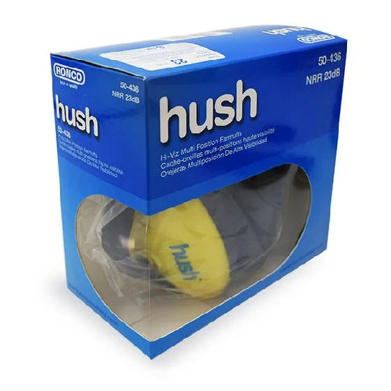 Hush™ Protèges Oreilles multipostions haute visibilité, NRR 23 - Caisse de 20