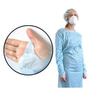 Blue CPE Isolation Gown (Case of 100)