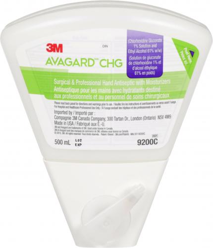 Nettoyant antiseptique à mains AVAGARD Chlorexidine 500ml