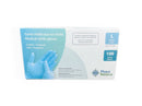 Gants médicaux en nitrile Turquoise 3.35 mils - Boite de 100