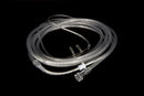 Adult nasal cannula with curved soft tips and 2.1 M/ 7ft tubing