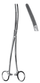 BOZEMAN CURVED UTERINE DRESSING FORCEPS 10''