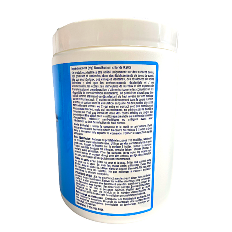 Lingette désinfectante Zytec chlorure de benzalkonium