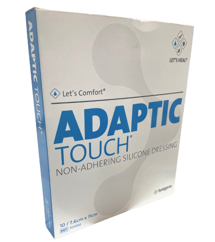 Pansement Adaptic Touch sans adhérence en silicone Bte/10