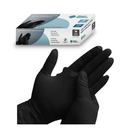 Gants médicaux en nitrile Noir 5 mils - Boite de 100