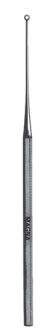 BUCK Ear Curette STRAIGHT Size #0, #1 or #2 - 6.5in
