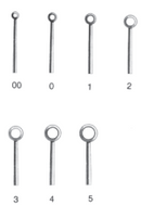 BUCK Ear Curette STRAIGHT Size #0, #1 or #2 - 6.5in