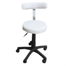 Small back pneumatic stool