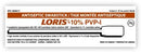 Antiseptic mounted swabs 10% PVP Iodine PREP Box/50 - Swabs
