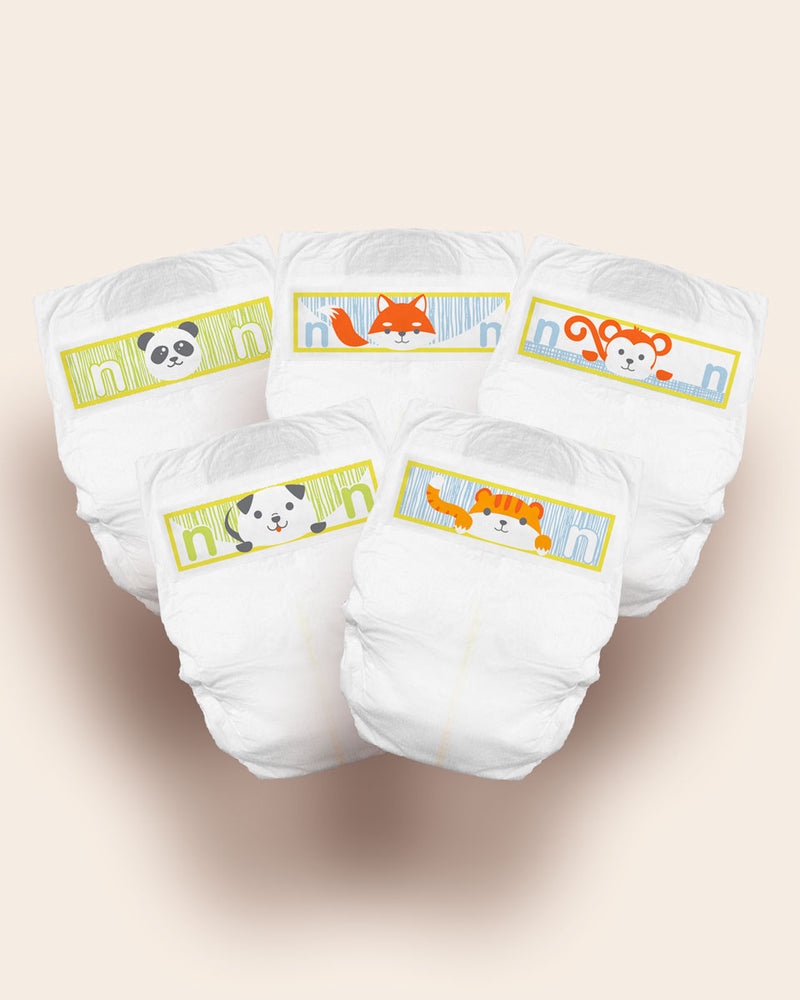 Couches pour bébés Cuties® Nouveau-Né 0-10lbs, 168 couches